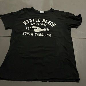 Women’s medium black mytrle beach tee